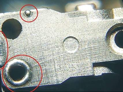 <a href='http://goldmj.cn/product/3.htm' class='text_a'>模具激光焊機(jī)</a>修復(fù)模具效果